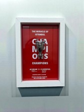 Liverpool FC 2005 Champions League Miracle of Istanbul Display | Framed Comeback