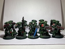 Warhammer 40k Dark Angels 10x Intercessors | Well Painted | DA Upgrades