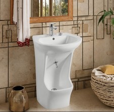 Wudu wash Dual Level Wudu Basin Sink, Taps & Fittings Included for Ablution.