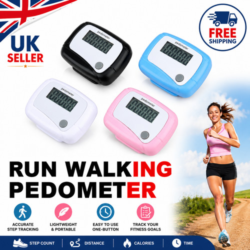 Lcd clip pedometer step - clip,
