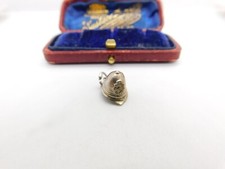 Sterling Silver Custodian Helmet Charm Pendant Vintage c1970