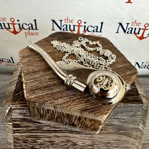 Brass boatswain whistle - brass,