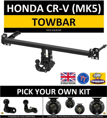Towbar for honda - cr-v, 5)