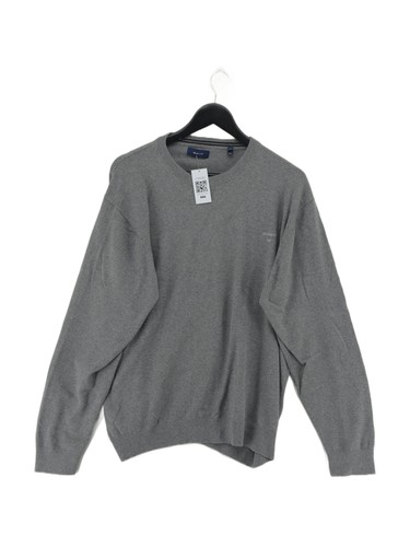 Gant men jumper xxxl grey - gant,