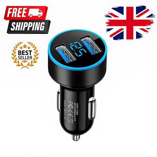 Dual usb fast car charger - fast,