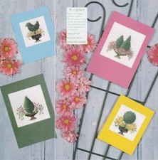 4 x Topiary Tree Garden Card