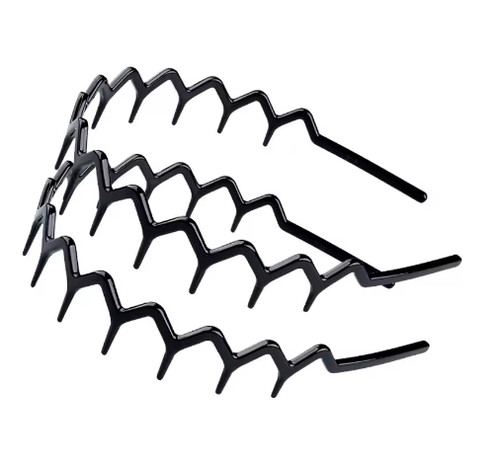 Sharks tooth zig zag hair - zig,