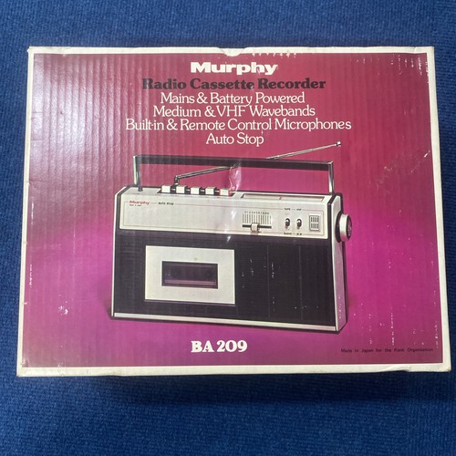 Murphy model 209 radio - model,