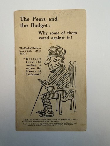 Antique 1909 1911 political - 1909-1911,