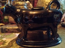 Antique Jackfield Black Cow