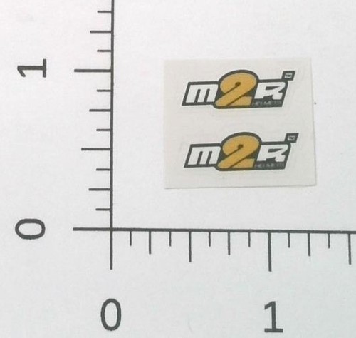 Pair m2r helmets yellow - pair,