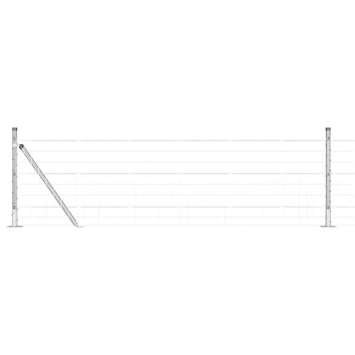 Euro fence with concrete - euro,