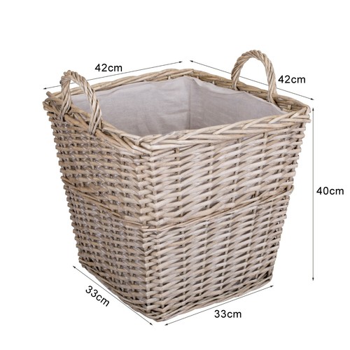 Wickerfield square wicker log - wickerfield,