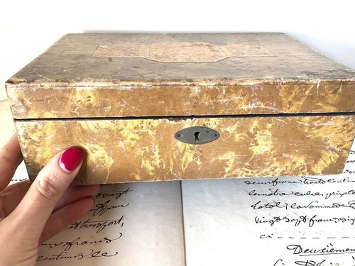 Antique vintage wooden box - vintage,