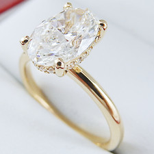 3.87 TCW Oval Cut White