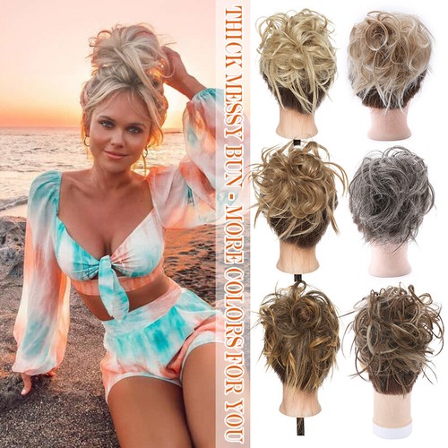 Messy bun real - bun,
