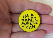 RARE!!! I'm A Barry Sheene Fan Motorbike Racer Chamption 1970's Badge Pin (P52)