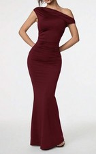Burgundy Maroon Maxi Dress