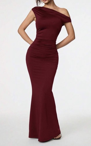Burgundy maroon maxi - maroon,