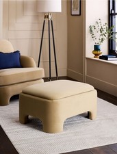 Next Large Retro Cream Velvet