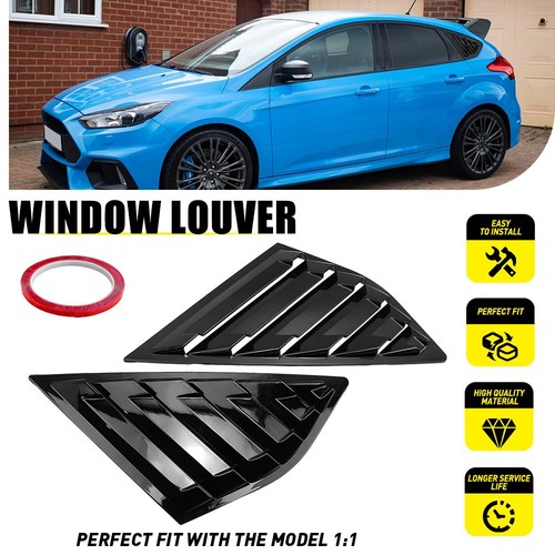 Rear window quarter louver - rear,