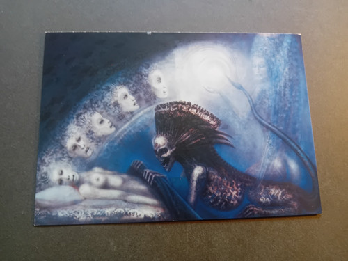 Giger art postcard no - r, postcard,