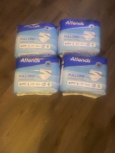 Attends box packs of - of,