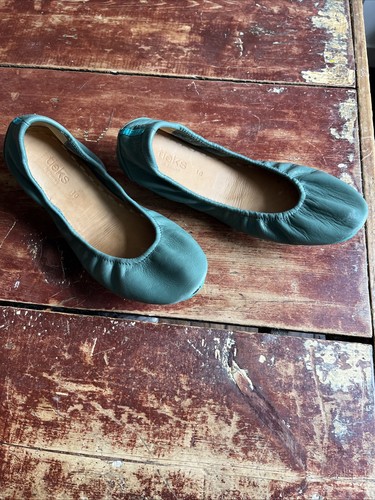 Tieks women green leather - women's,