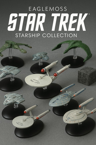 Eaglemoss star trek starship - star,