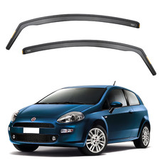 ISPEED Wind Deflectors for Fiat Grande Punto / Evo 2006-2023 3-Door Hatchback