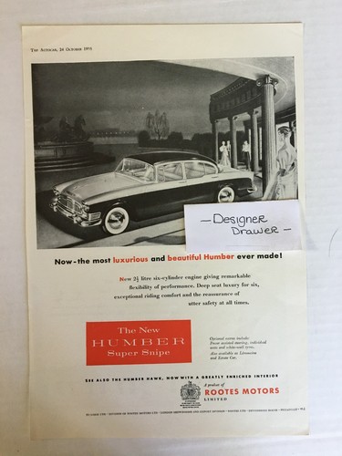 Humber super snipe cars - humber,