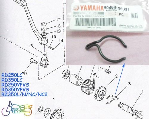 Yamaha rd400 rz350 - rz350, rd350ypvs