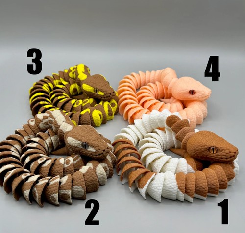 Articulated ball python - python, 3d