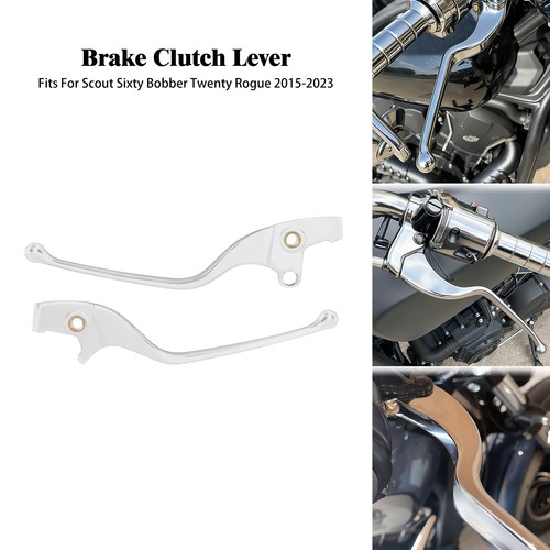 Chrome brake clutch levers - clutch,