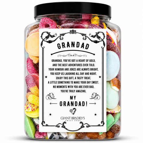 Grandad sweet jar - grandad's, from