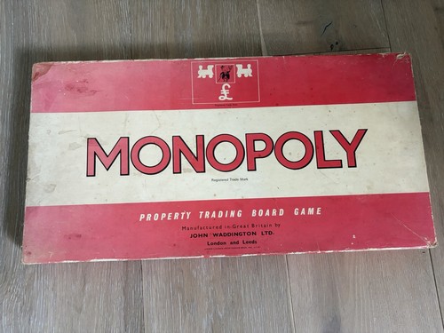 Vintage waddingtons monopoly - vintage,