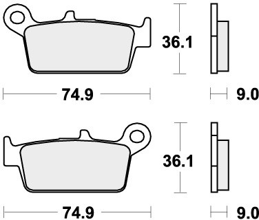 Sbs brake pads - sbs,