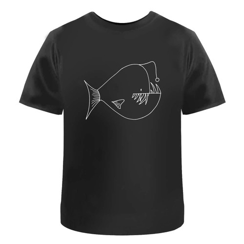 Angler fish unisex cotton - 'angler,