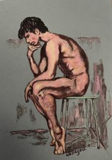 Erotic Art Original Oil