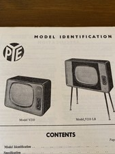 V210 & V210LB PYE TV Service