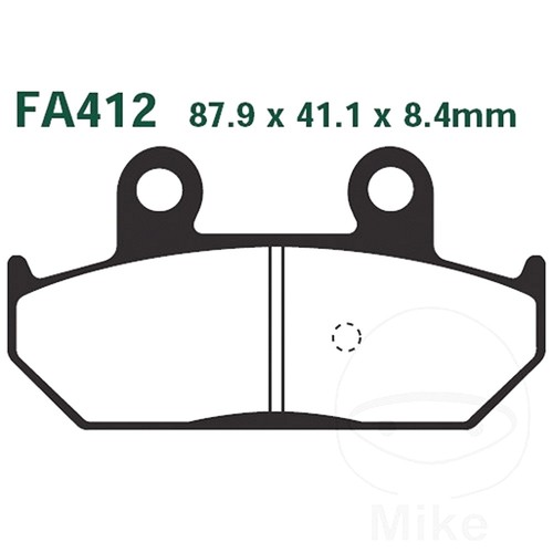 Ebc brake pads sintered - brake,