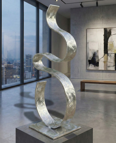Abstract steel sculpture - abstract,