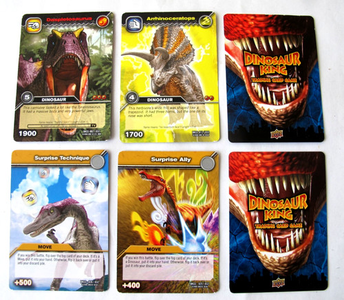 Dinosaur king trading cards - dinosaur,