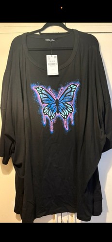 Yours clothing black butterfly - yours,
