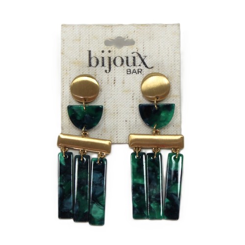 Bijoux green resin marble - resin,