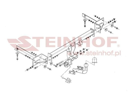 Steinhof towbar for opel corsa - opel,