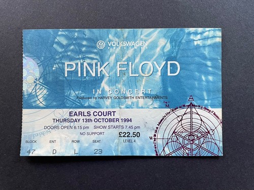 Pink floyd ticket 1994 - ticket,