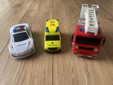 3x Emergency Vehicle Toys -