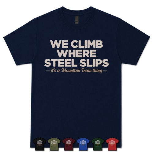 Climb where steel slips - where,