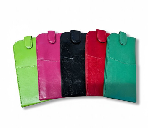 Leather glasses case - glasses,